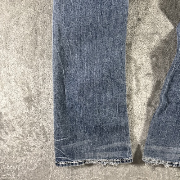 Rock Revival Raylea Jeans Women's 28" Light Wash Bootcut Distressed Fits 29x30 - Picture 7 of 16